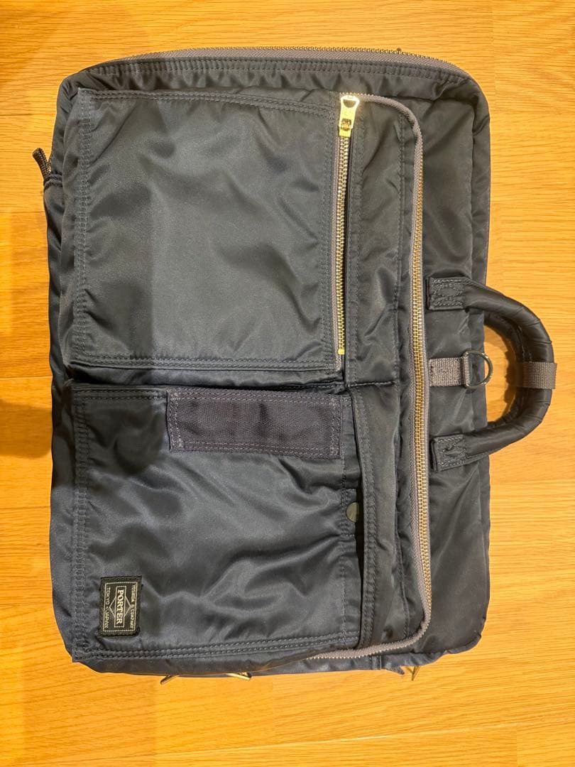 ポーターＰＸタンカー　3wayブリーフケース　アイアンブルー