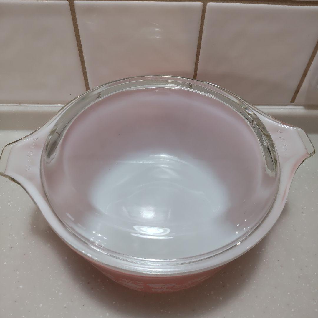 【オールドパイレックス キャセロール】PYREXグーズベリー 3点