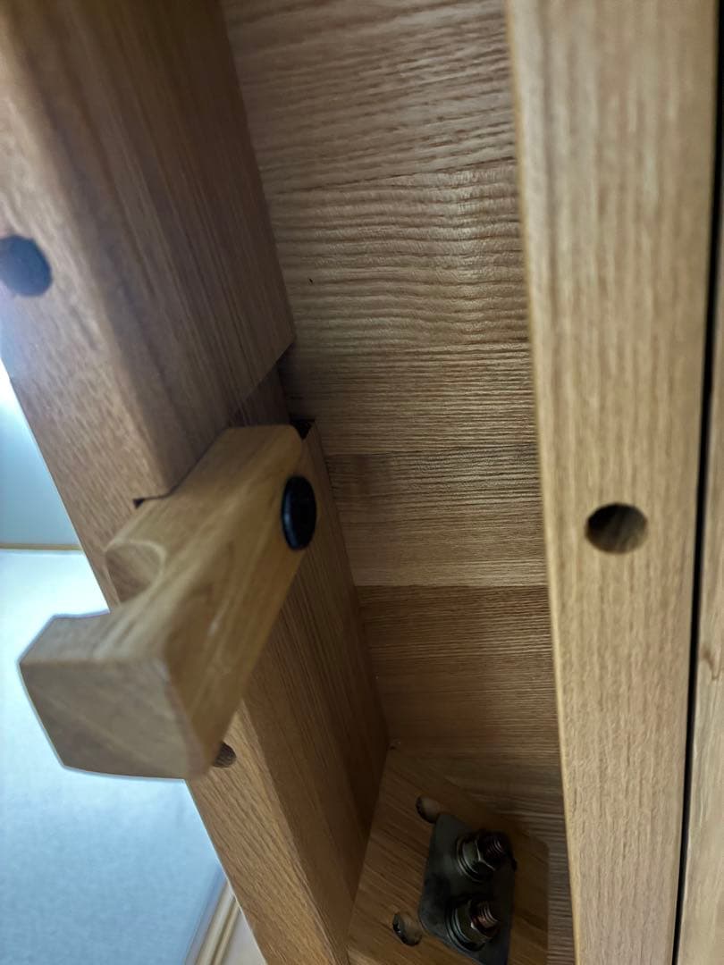 無印良品 タモ材デスク 学習机 木製机 引き出し付 110×55cm