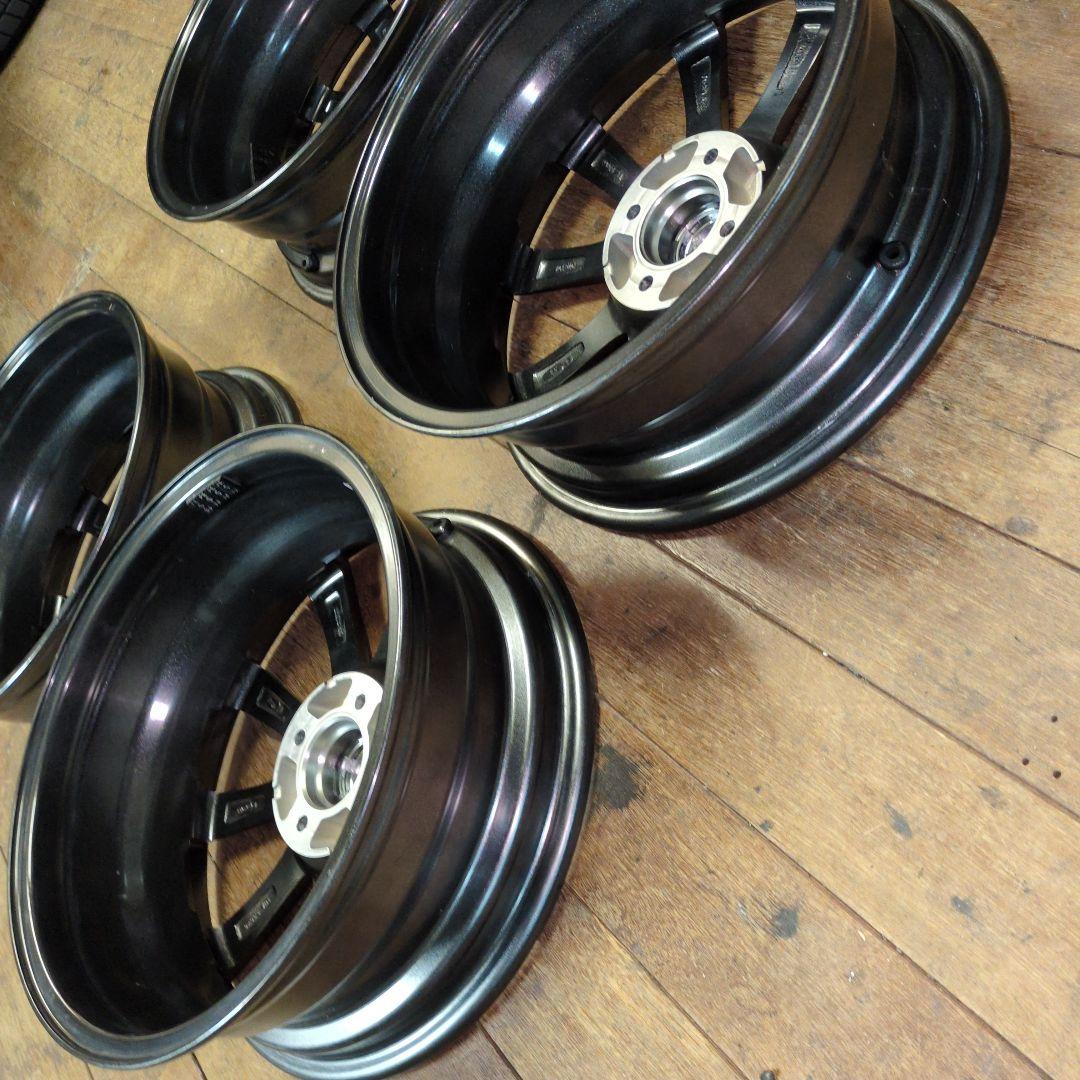 ミ*ツ様 美品　送込　2023年　社外アルミ　16×6　P100　4穴　ライズ