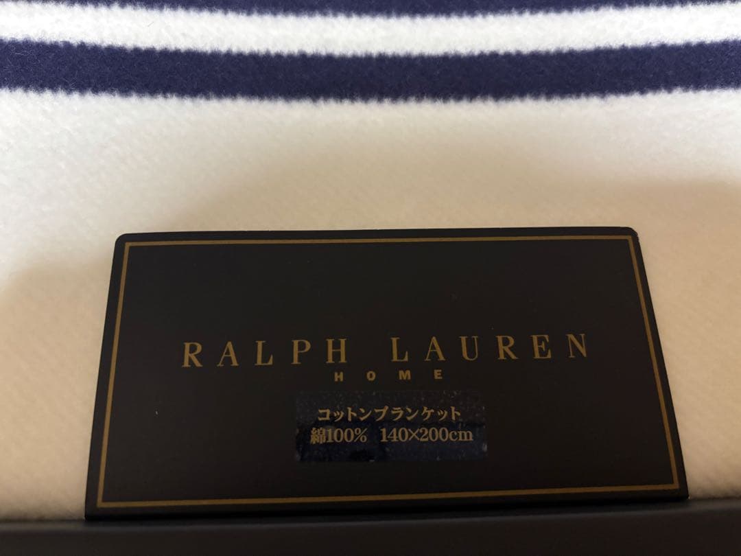 y*.様 ラルフローレン コットンブランケット140×200cm ２枚セット