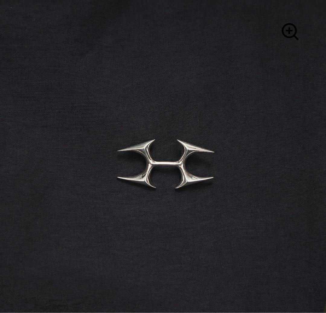 ジャケット・アウター HELIX LOGO CHARM NYLON JACKET BLACK