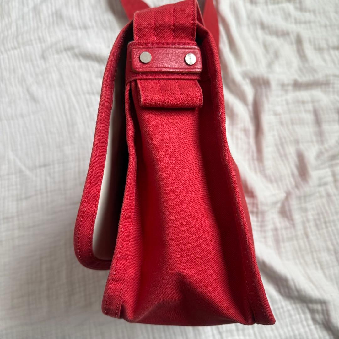 美品☆PORTER GIRL ポーター ショルダーバック 肩掛け 赤 ネイキッド