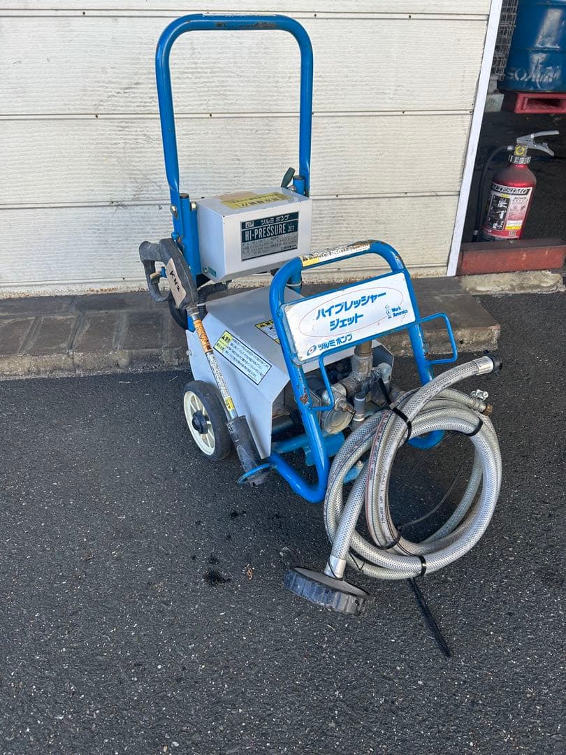 KN1 ★ツルミポンプ　HPJ-140-1 高圧洗浄機 60Hz セット