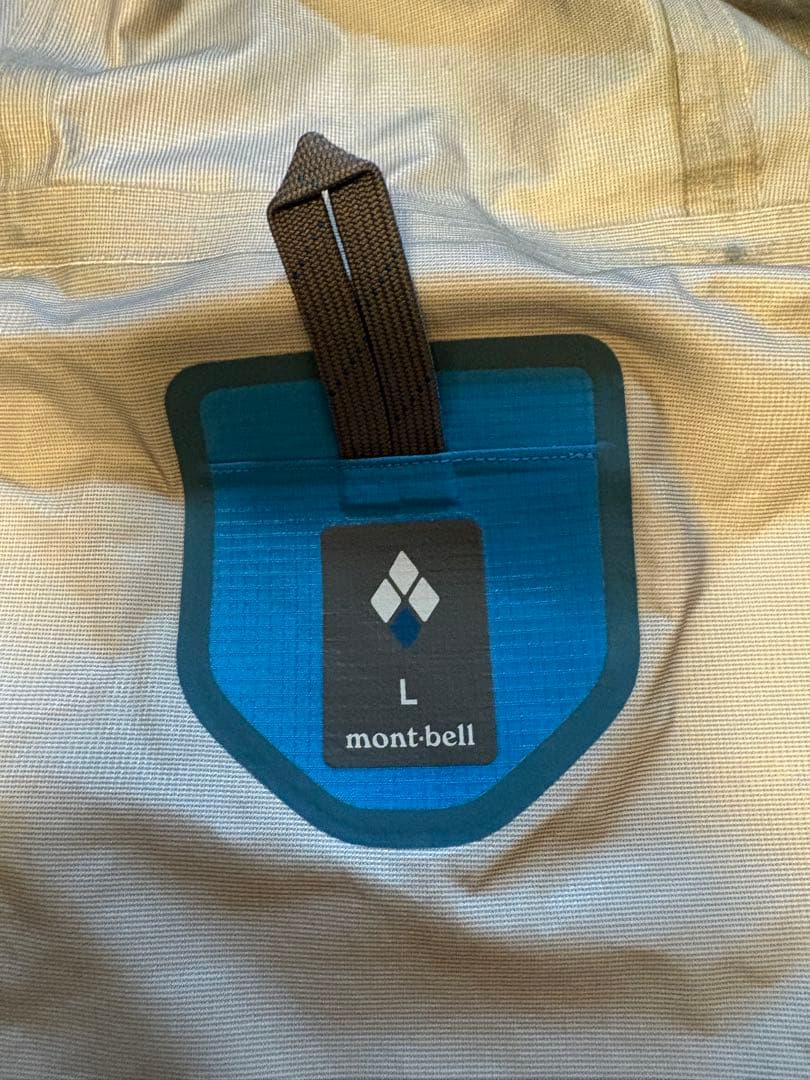 モンベル　ゴアテックスジャケット　ブルー、L 綺麗な状態です。