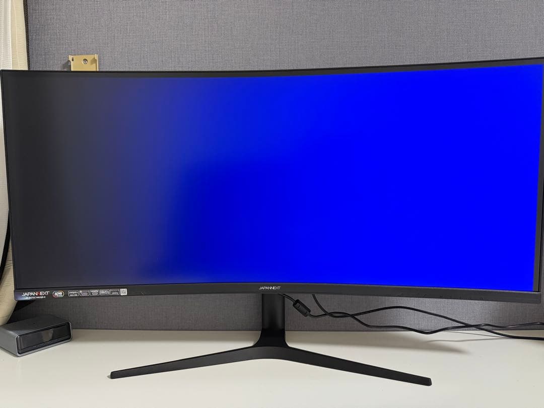 JAPANNEXT 37.5インチ IPS BLACK 湾曲ウルトラワイド