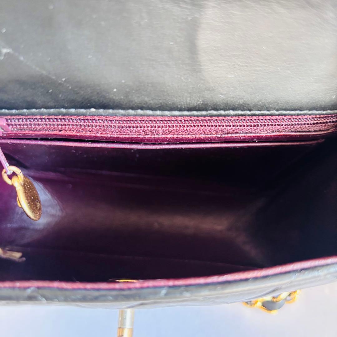 【専用】シャネル　ミニマトラッセ ラムスキン　チェーンショルダーバッグ