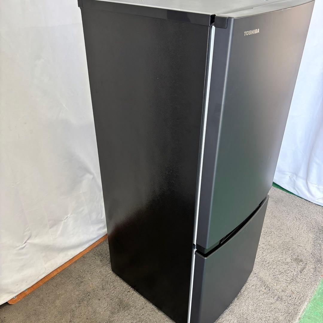 ★595　冷蔵庫　未使用　展示品　東芝　安い　黒　一人暮らし　綺麗　設置無料‼️