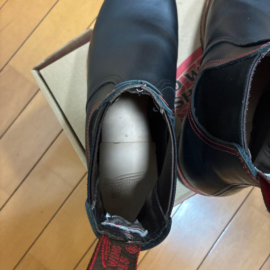 貴重品2010年代モデル　RED WING ブラック チェルシーブーツ数回着のみ