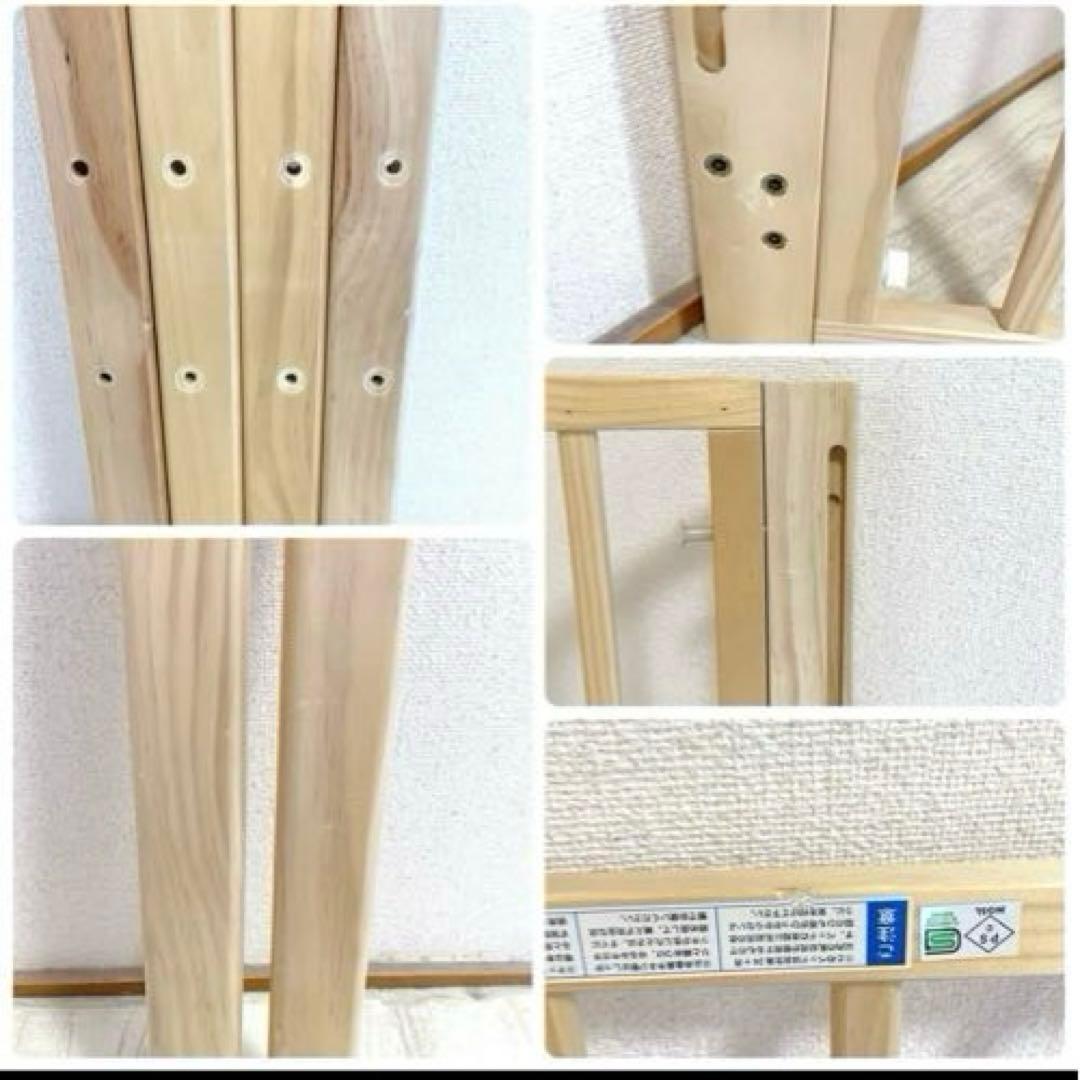 美品 部品完備 大和屋 レギュラーサイズ トール Wオープン ベビーベッド