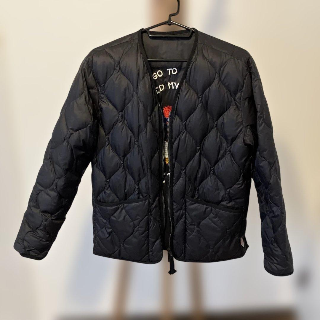 TAION◆beams lights別注ベドジャン ダウンジャケット/S/BLK