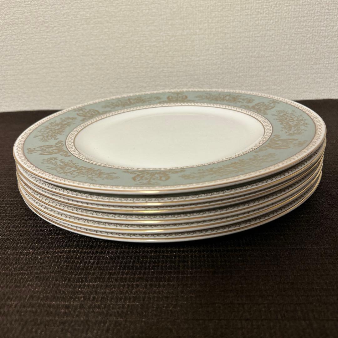 ウェッジウッド　コロンビア　セージグリーン　ディナープレート　27.5cm