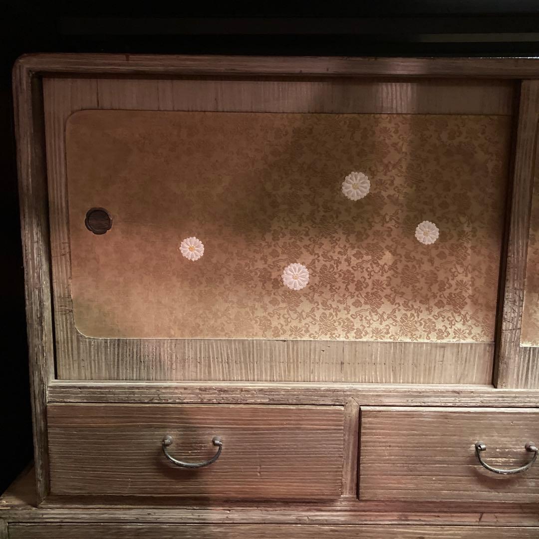 桐タンス　古家具　箪笥　テレビ台　チェスト　アンティーク　レトロ　古民家　岐阜