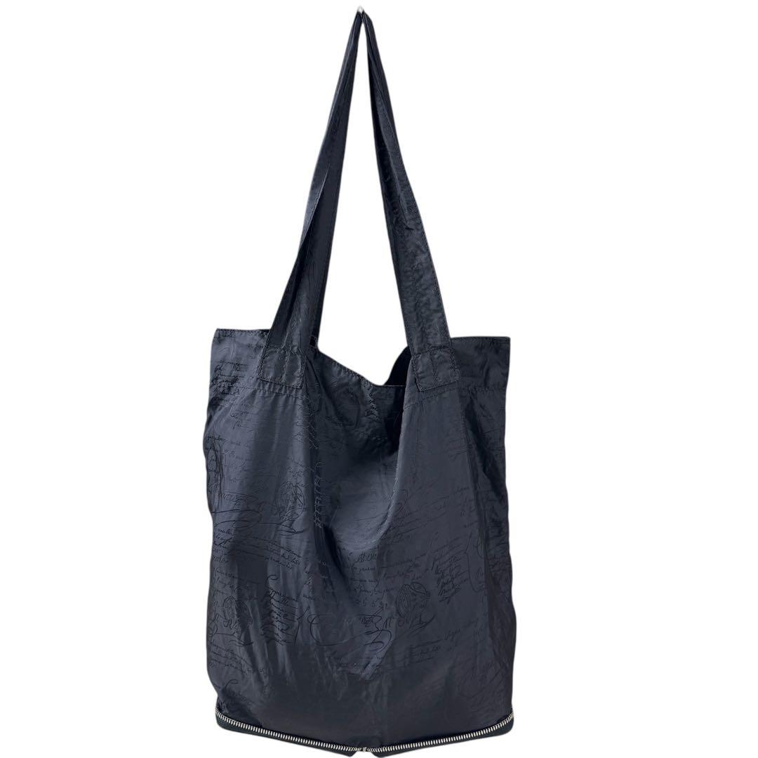 希少★ベルルッティ インケース トート レザー カリグラフィ グレー