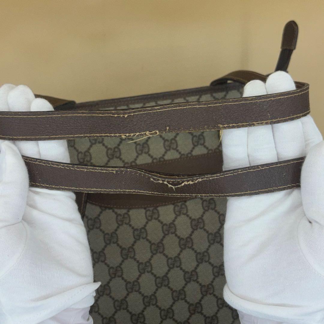 GUCCI オールドグッチ GG柄 ショルダーバッグ ヴィンテージ