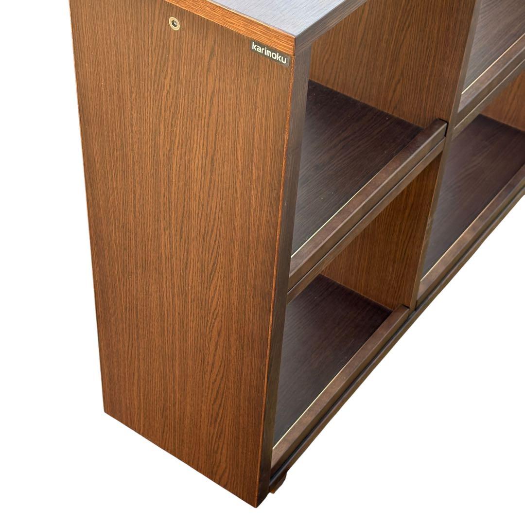 【美品】カリモク家具 ユーティリティプラス 書棚 幅100cm QS3586MK