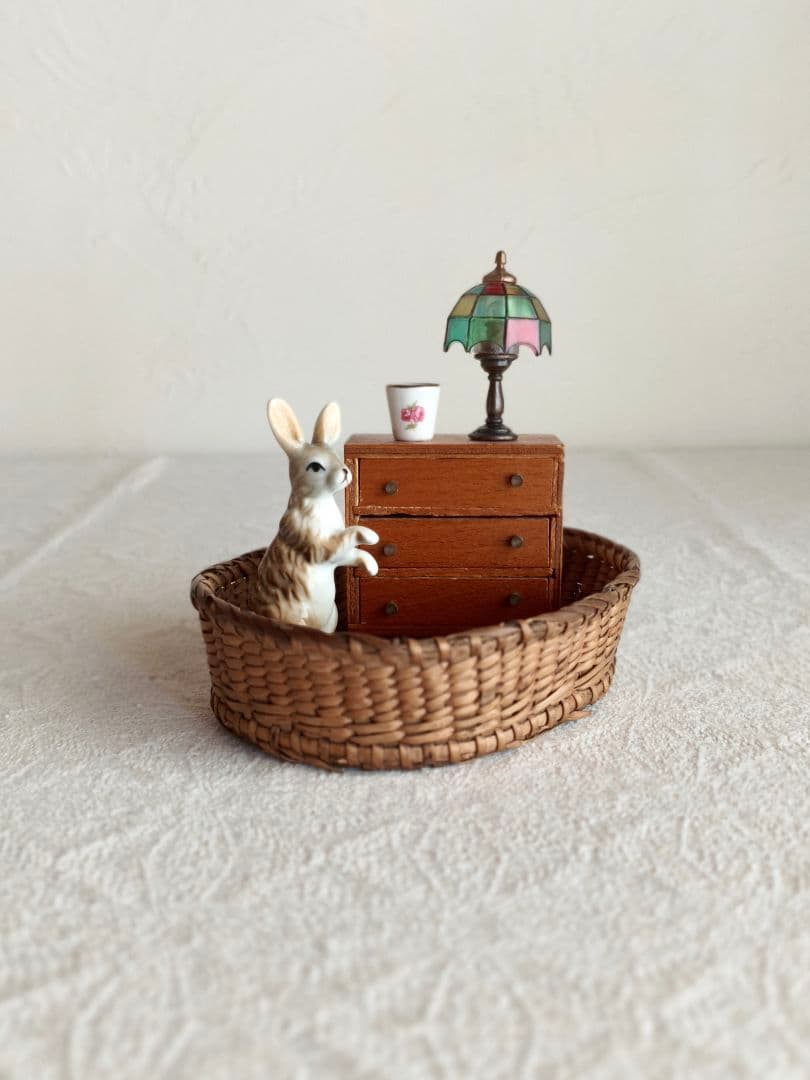 【cinnamon さま】 vintage ❀ ステンドグラスの 小さなランプ