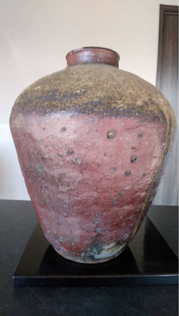 丹波焼　アンティーク　古丹波壺　古道具　六古窯　古美術　花器
