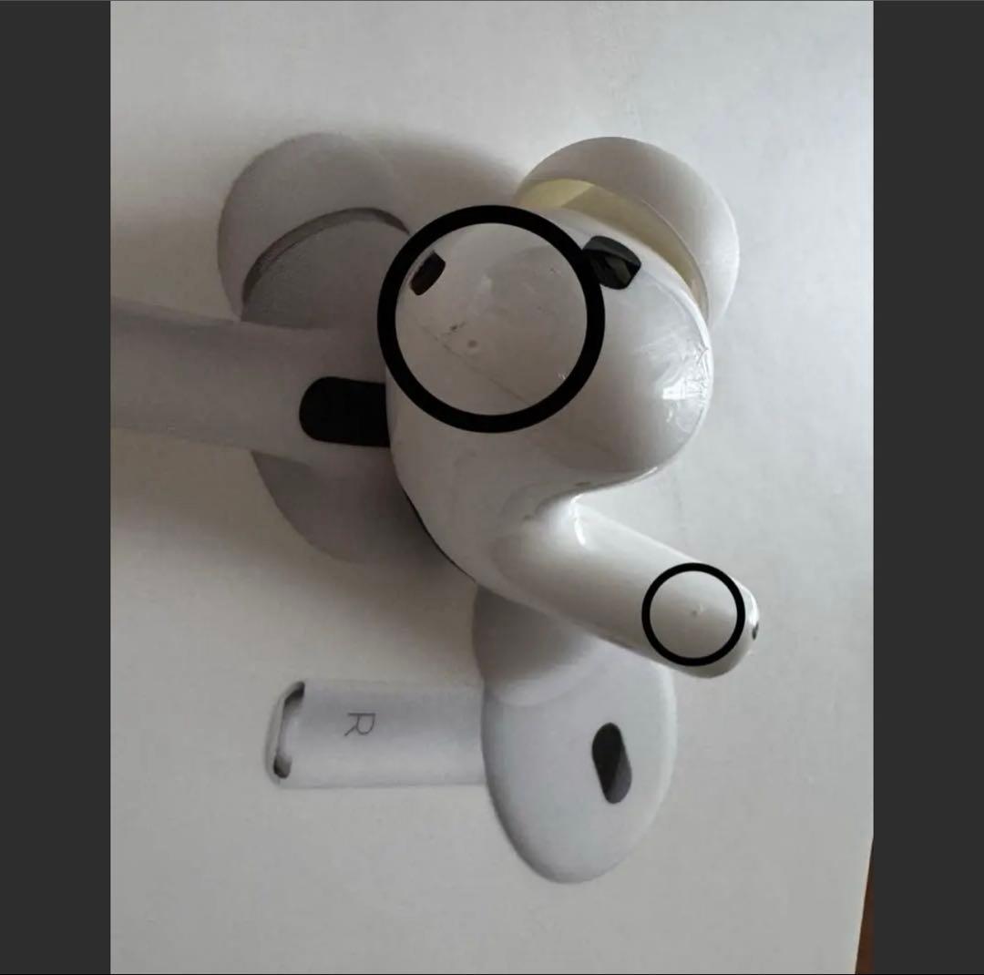 【純正】AirPods Pro 第2世代 左耳＋充電ケース＋箱＆未使用付属品