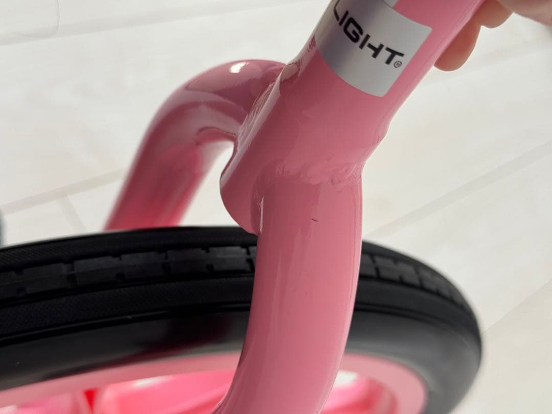 【ほぼ新品】TOEI LIGHT 一輪車 16インチ ピンク ノーパンクタイヤ