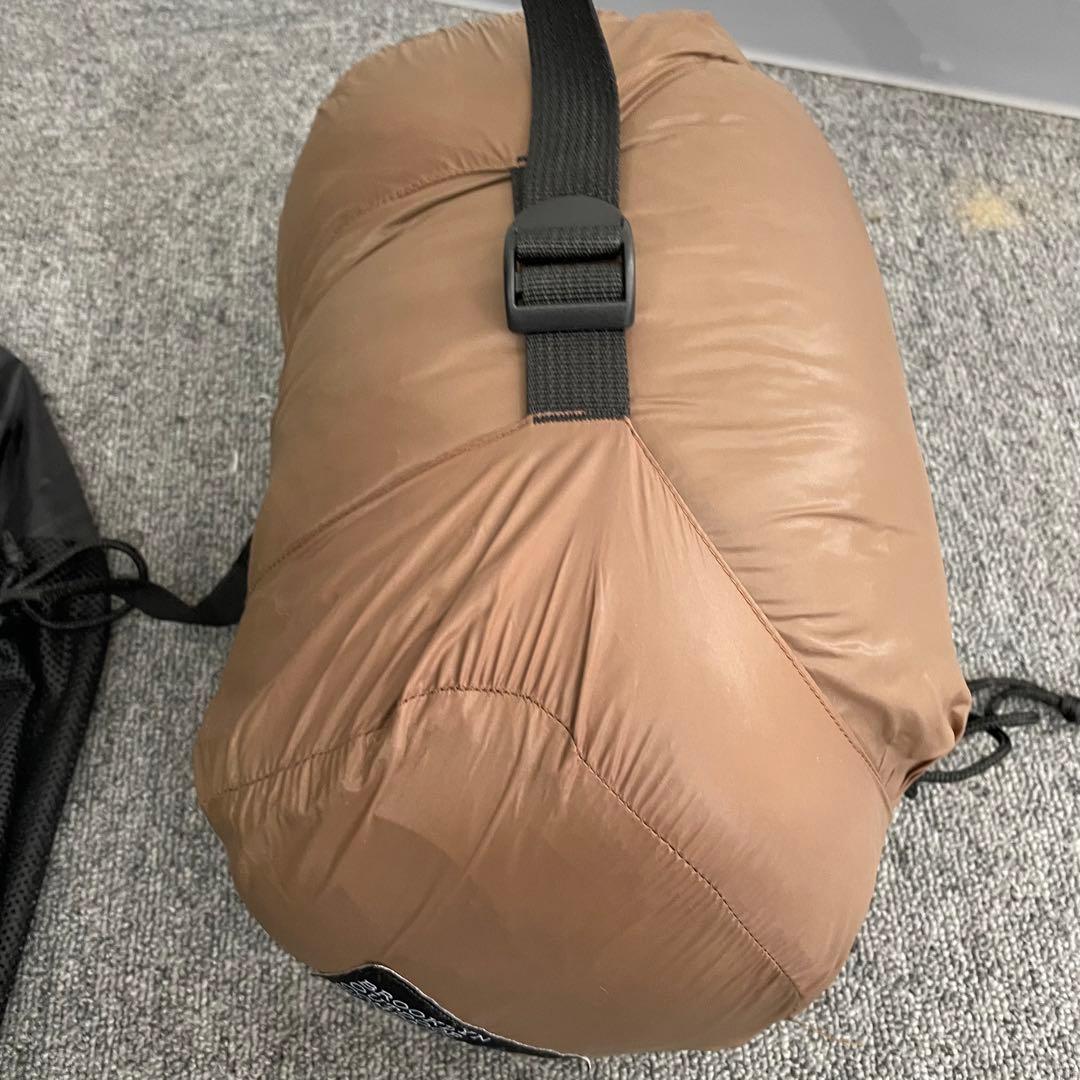 BrooklynOutdoorCampanyダウンシュラフ 800FP 200g