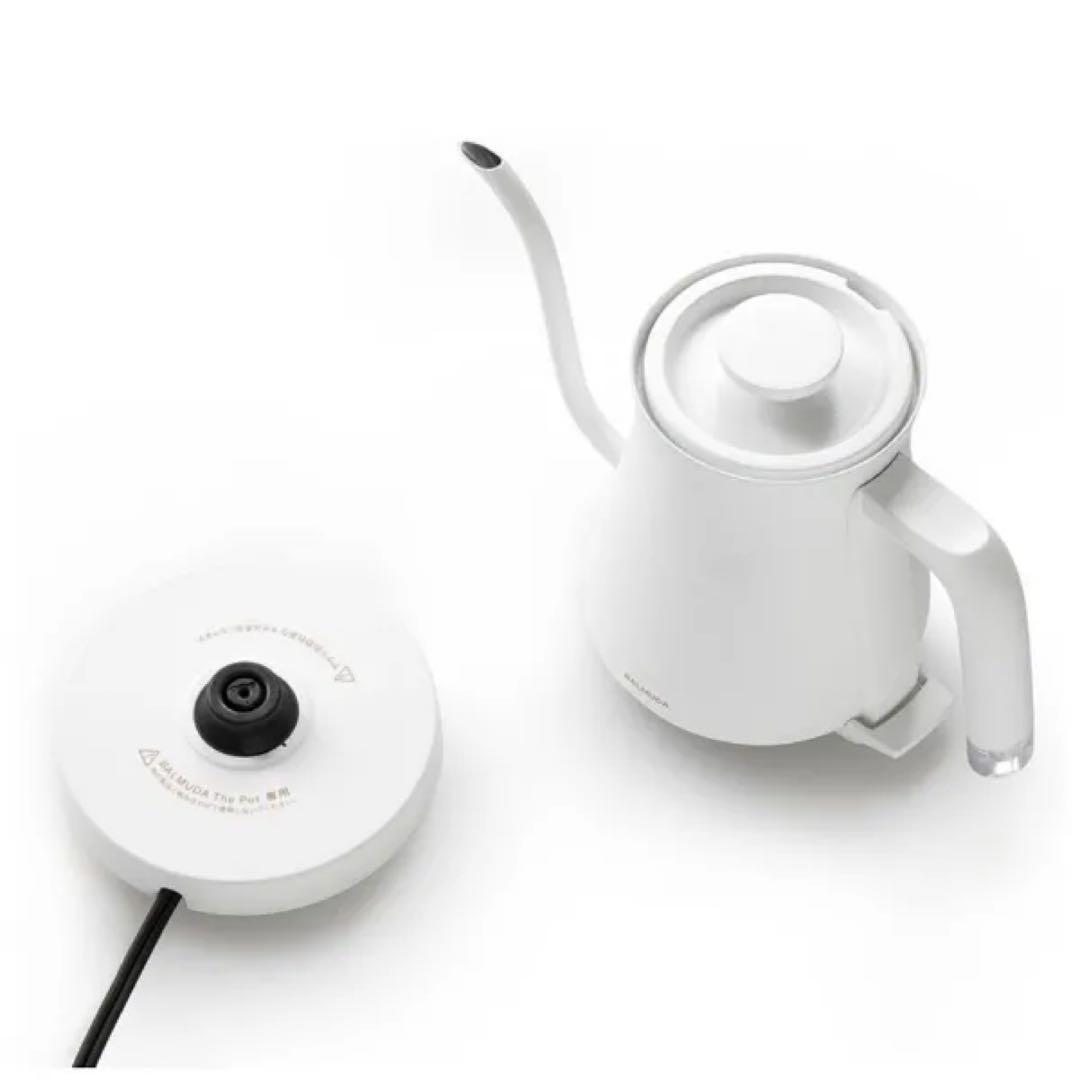 【新品/未開封 2026年1月入手】バルミューダ電気ケトル KPT01JP-WH