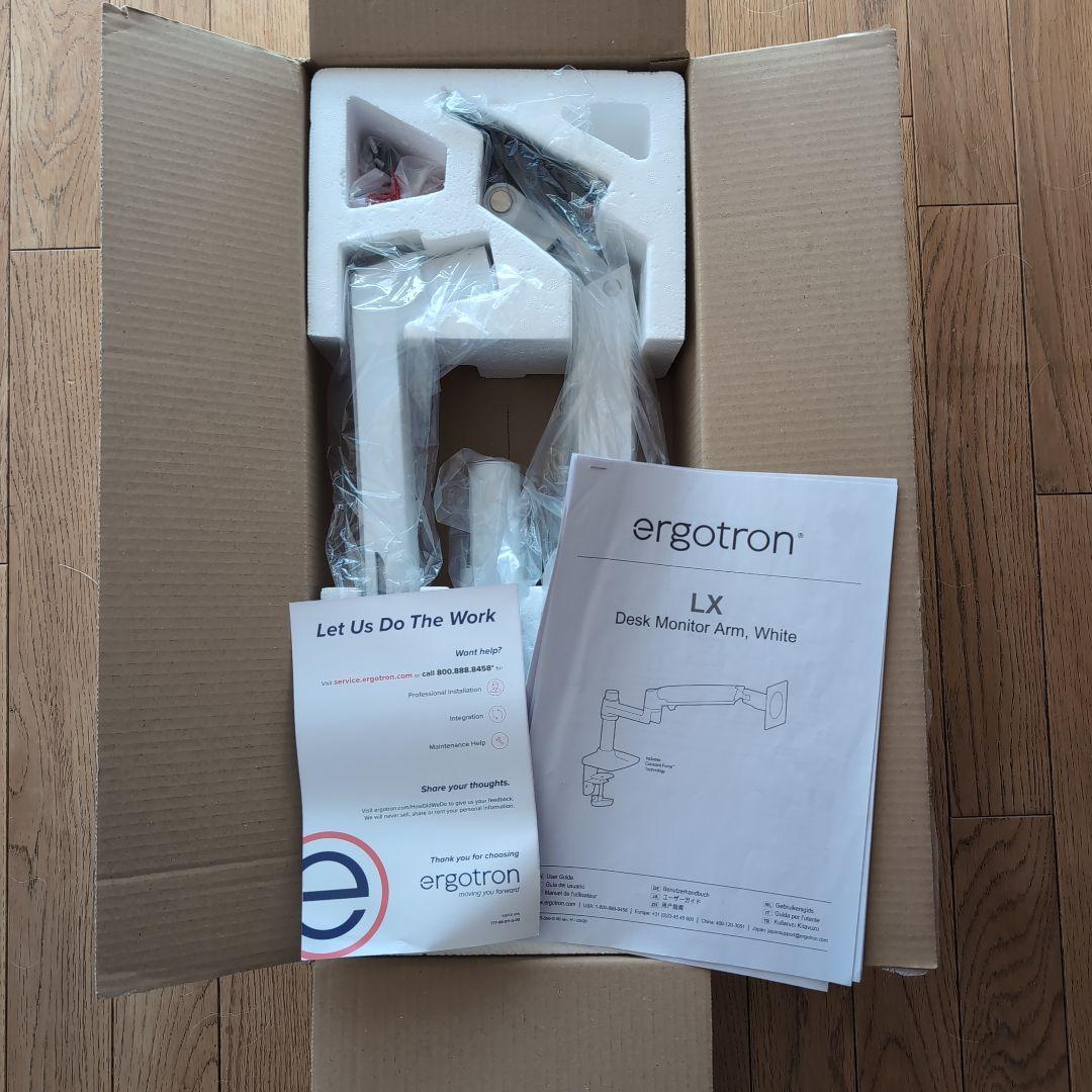 ergotron LX Desk Monitor Arm ホワイト