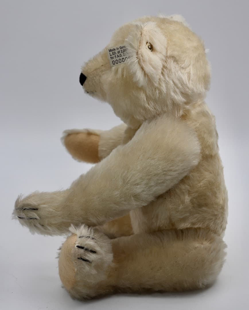 STEIFFF 1909 WHITE TEDDY BEAR レプリカ 約33cm