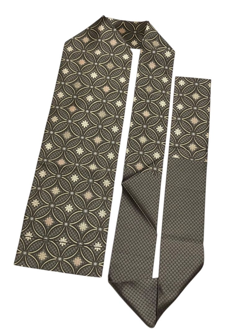 九寸名古屋帯 正絹 西陣 七宝 未使用 イ6526