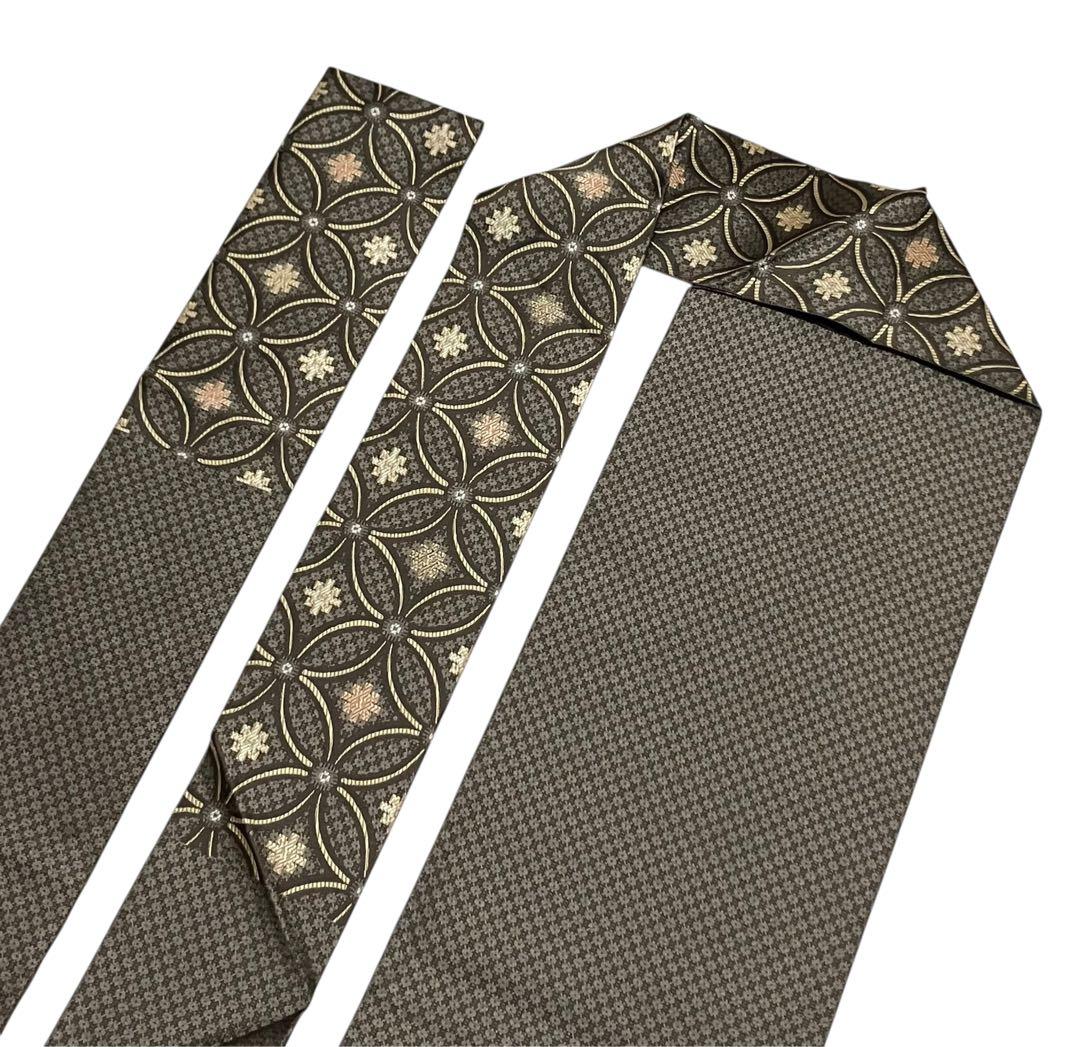 九寸名古屋帯 正絹 西陣 七宝 未使用 イ6526