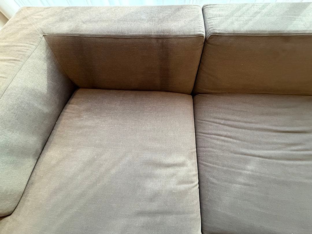 【右】eilersen(アイラーセン)コーナーソファ 3分割発送(バラ売り不可)