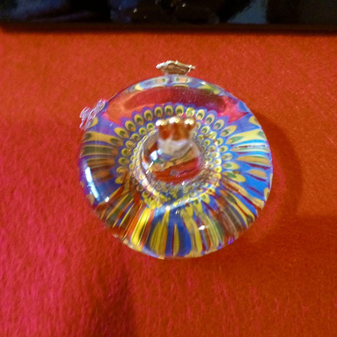 ガラス製 雛人形 ひな祭り ベネチアンガラスペーパーウェイト