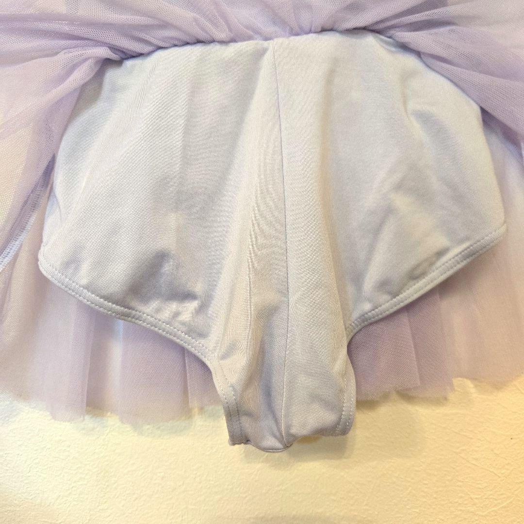 チャコット公式(chacott)スカート付レオタード バレエ パープル130cm