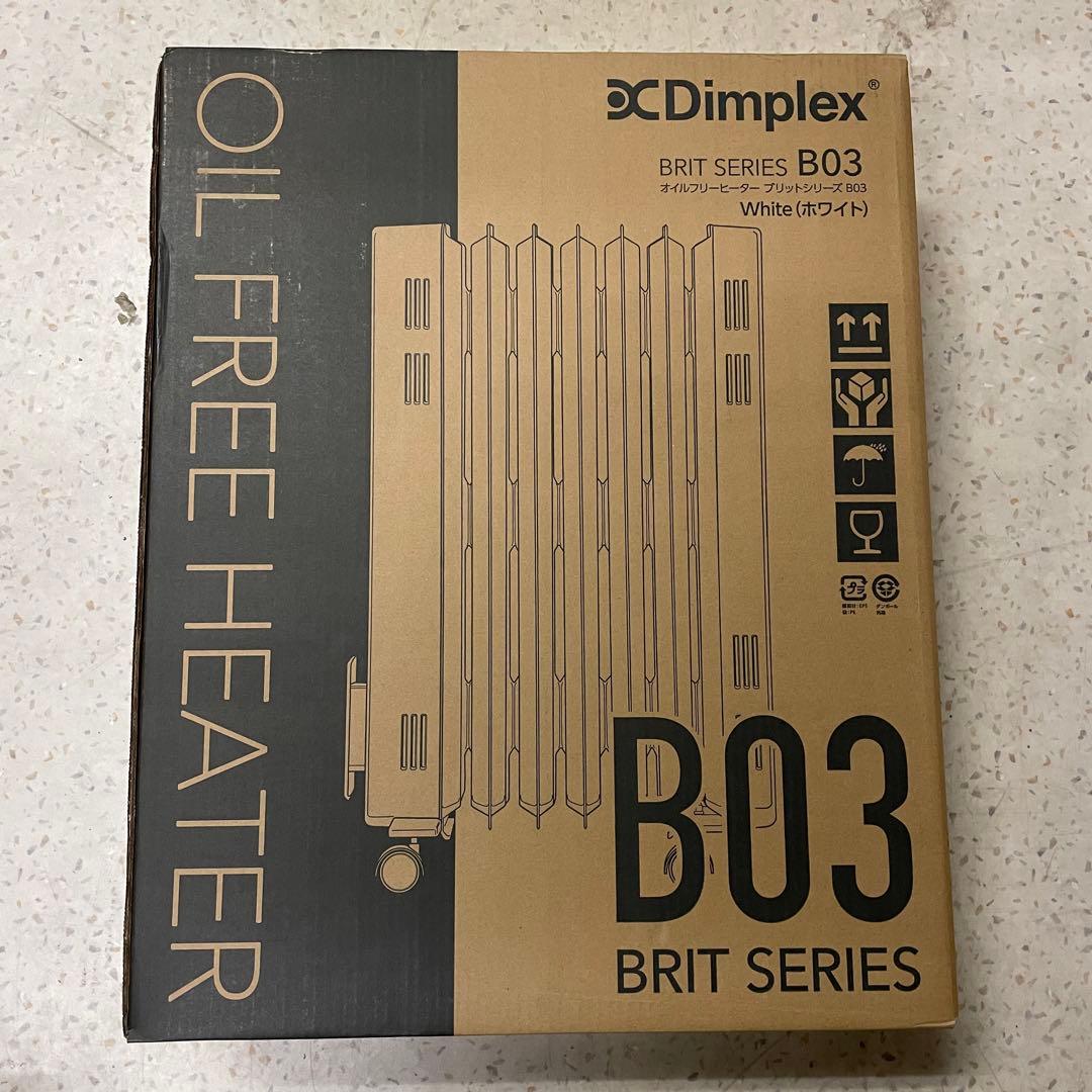 Dimplex オイルフリーヒーター B03 KECR12Tie ホワイト