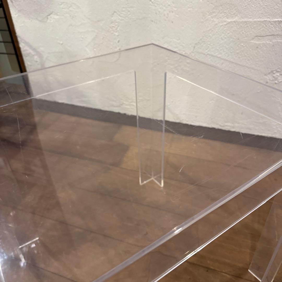 Kartell JOLLY サイドテーブル クリスタル