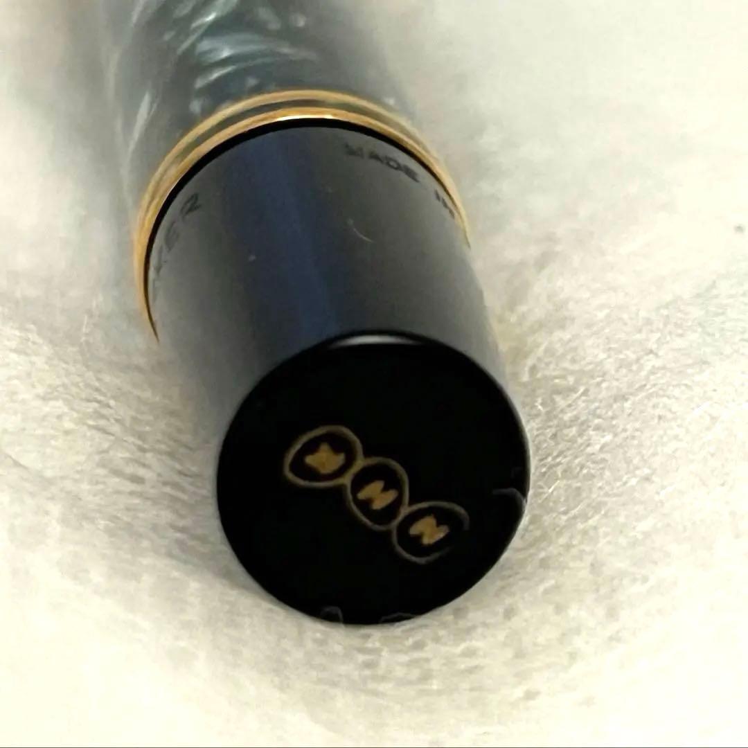 [希少NHK刻印]PARKER デュオフォールド　k18 マーブルグリーン