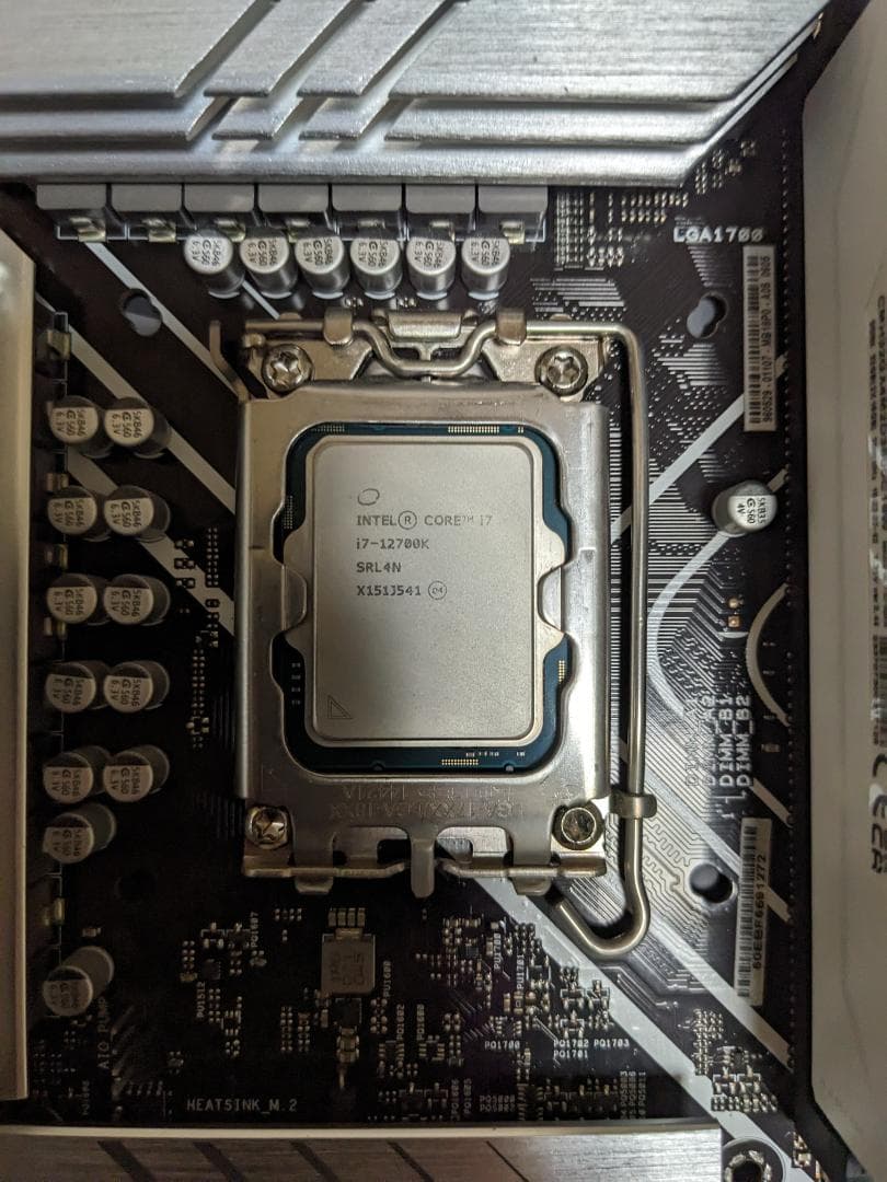 12700k+ASUS PRIME Z690-P D4+メモリ64GB