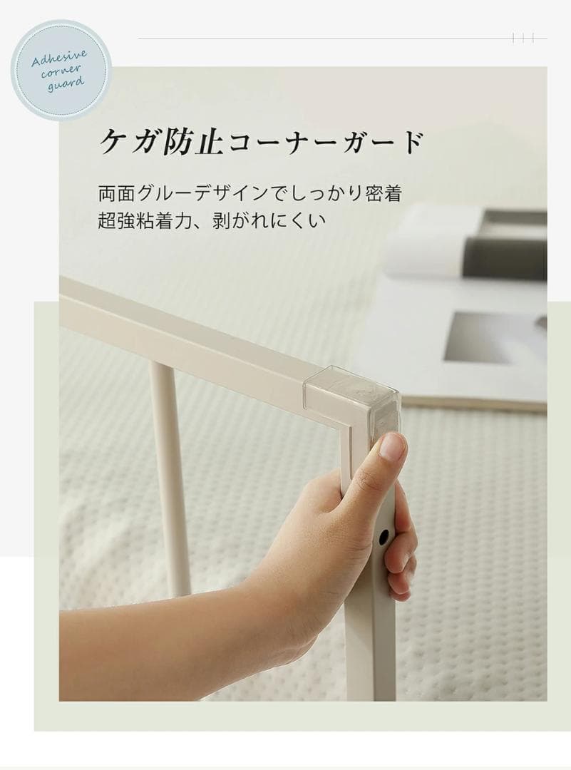 超人気！ 高110ロフトベッド子供ベッド シングル下収納 省スペース　WHITE