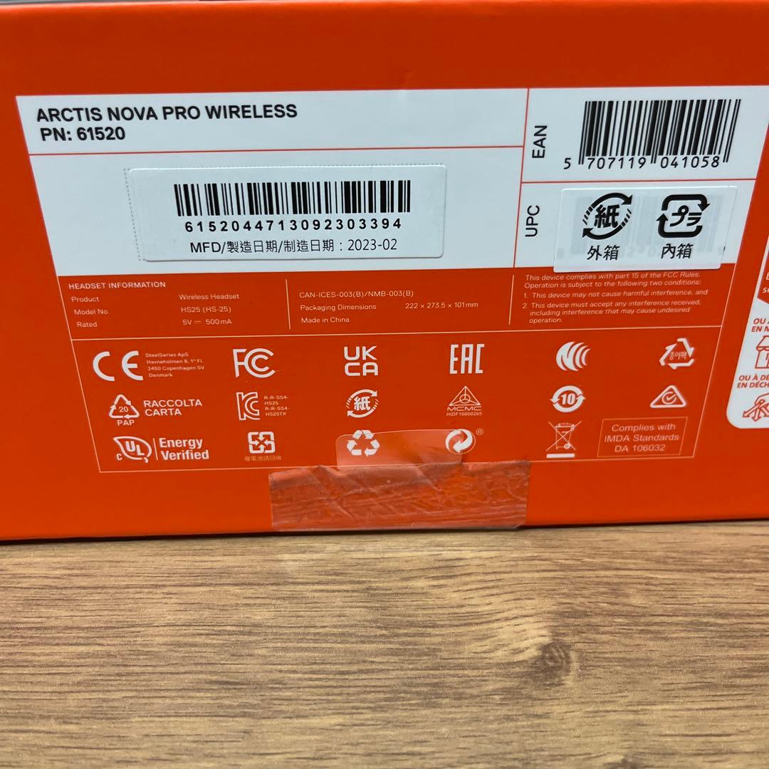 【美品】SteelSeries ARCTIS NOVA PRO WIRELESS