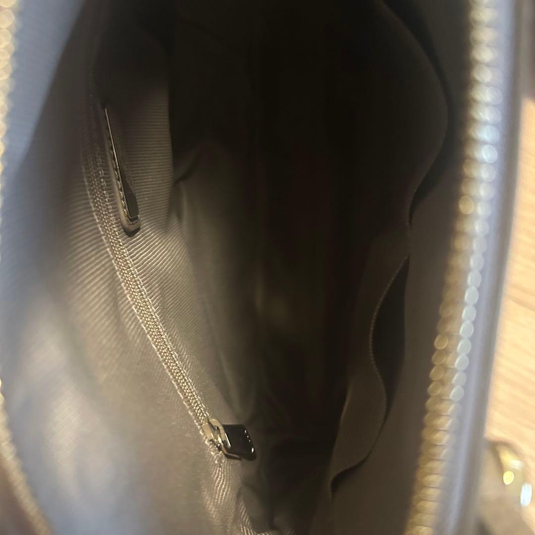 【極美品】FURLA パイパー M 2WAY ベージュ系 保管袋付き レザー