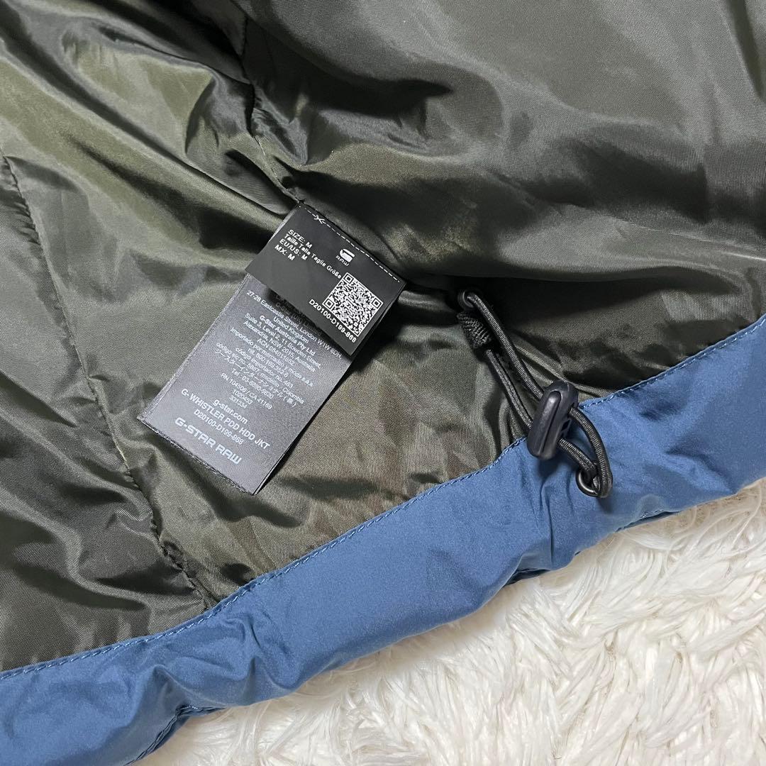 極美品 G-STAR RAW 近年モデル 2way 中綿 ダウンジャケット M