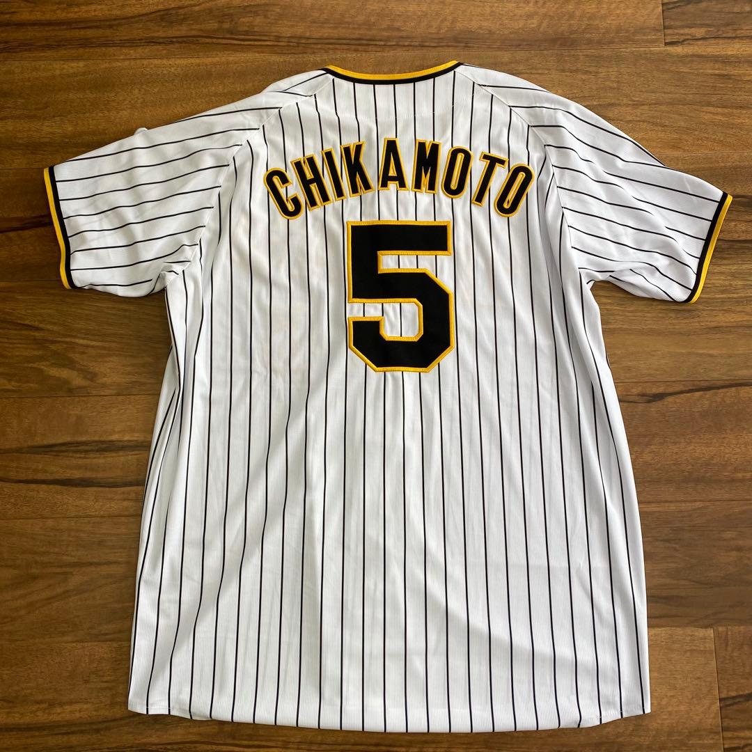 美品★阪神タイガース ユニフォーム 近本光司 5 2023日本一ワッペン XO
