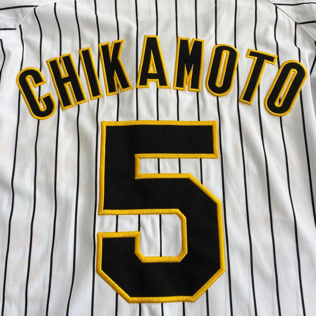 美品★阪神タイガース ユニフォーム 近本光司 5 2023日本一ワッペン XO