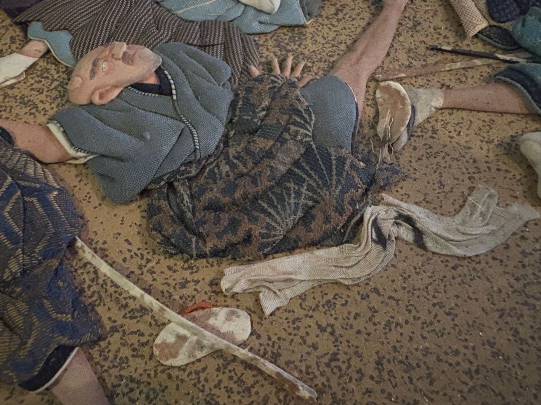 押し絵　江戸時代のおどろおどろしい様子