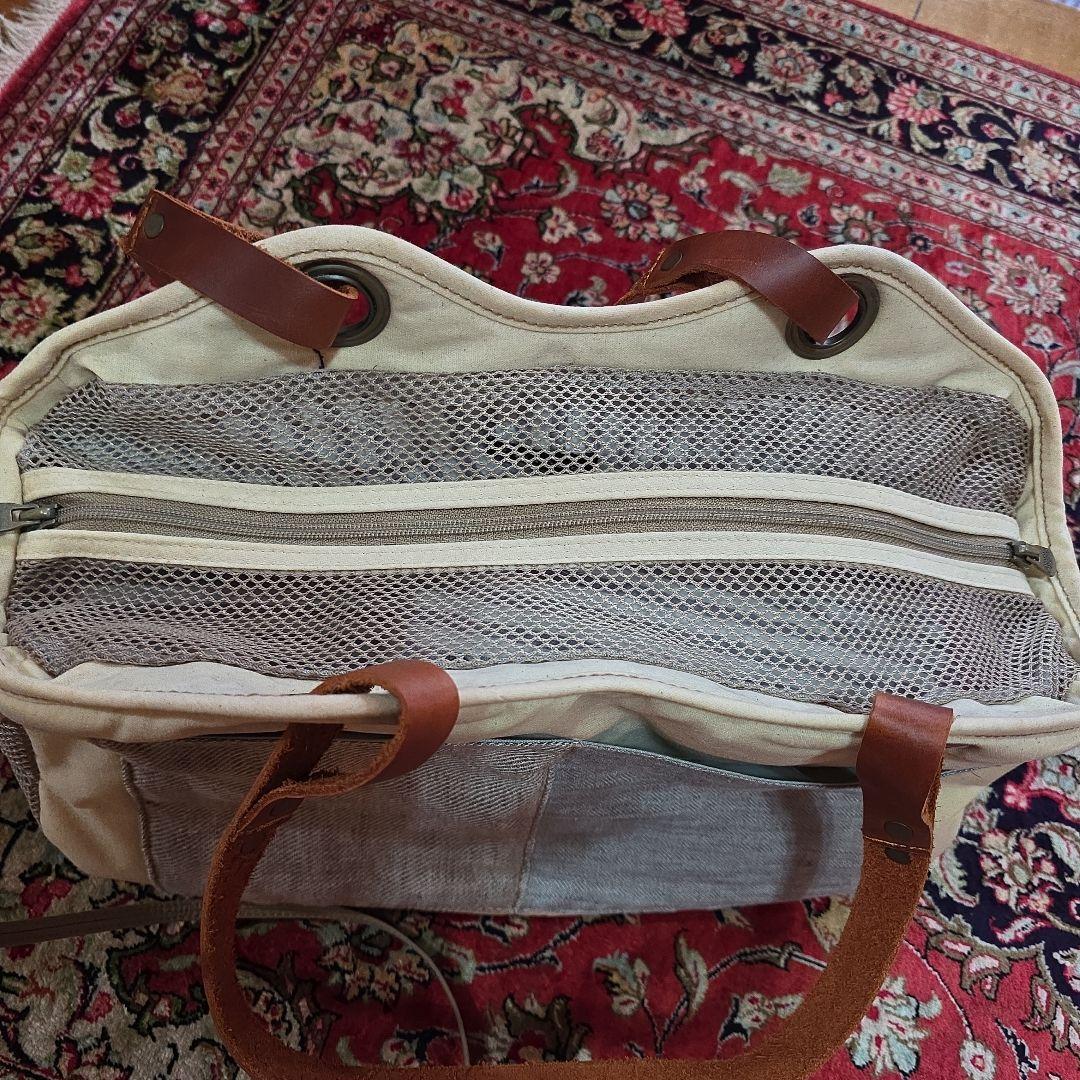 ✨希少✨LA発Louisdog高級ペットキャリーバッグ ファー取り外し可軽量通気