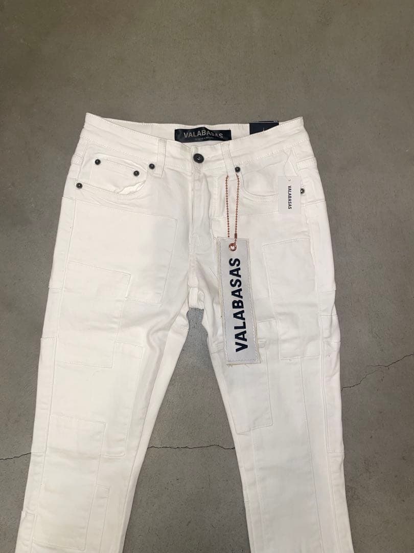 VALABASAS バラバサス ホワイト フレアデニム 28 新品未使用
