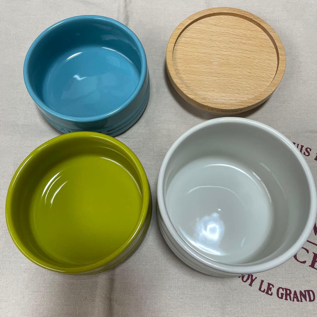 《未使用》ルクルーゼ スタッキングラムカン キャニスター