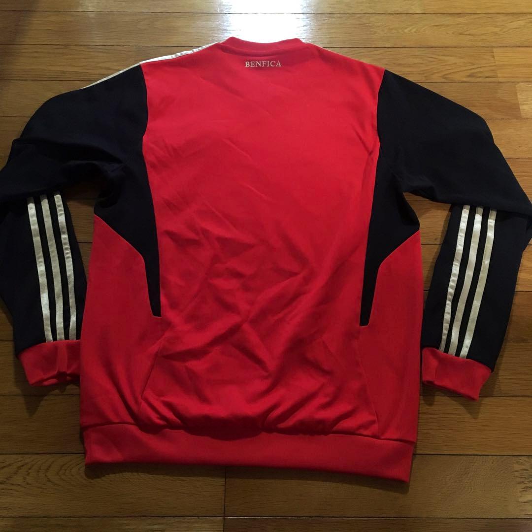 【美品】adidas　ベンフィカ　トレーニングトップ　スウェット　トレーナー　L