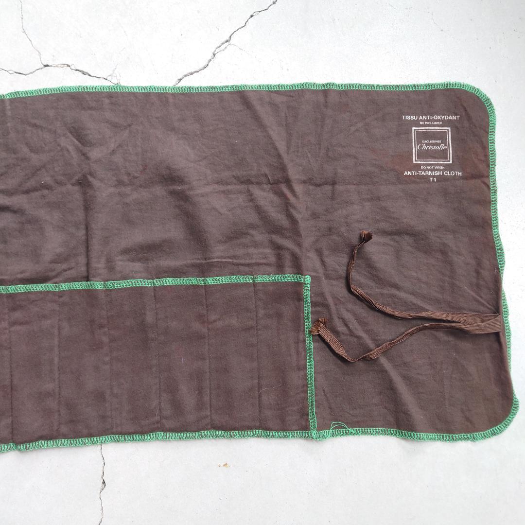 希少 クリストフル 変色防止用布袋 3点