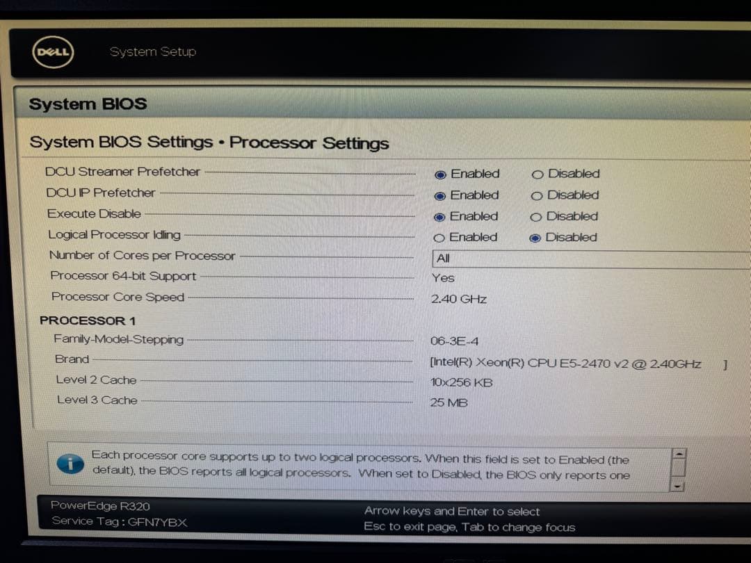 サーバーPowerEdge R320 2470v2 96GB 240GBx4